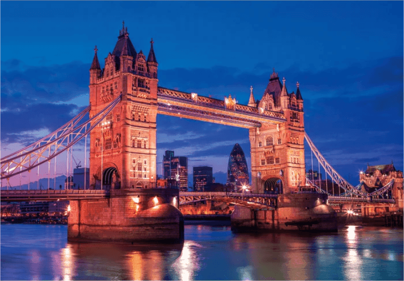 Clementoni - puzzle Città collection – Londra "Tower Bridg” – 1000 pezzi, puzzle adulti - 2