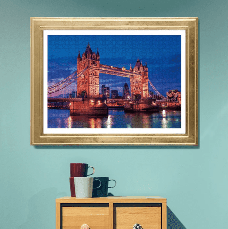 Clementoni - puzzle Città collection – Londra "Tower Bridg” – 1000 pezzi, puzzle adulti - 3