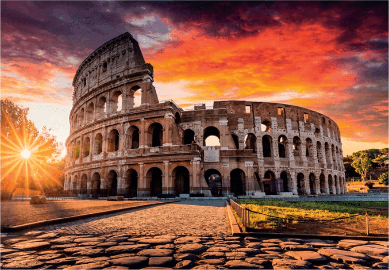 Clementoni - puzzle Città collection – "Roman Sunset” – 1000 pezzi, puzzle adulti - 2