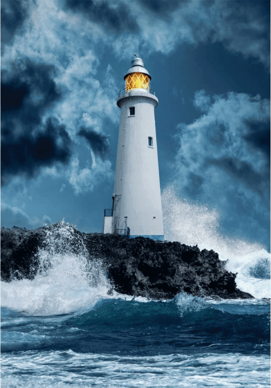 Clementoni - puzzle collection – "Il faro nelle Tempesta” – 1000 pezzi, puzzle adulti - 2