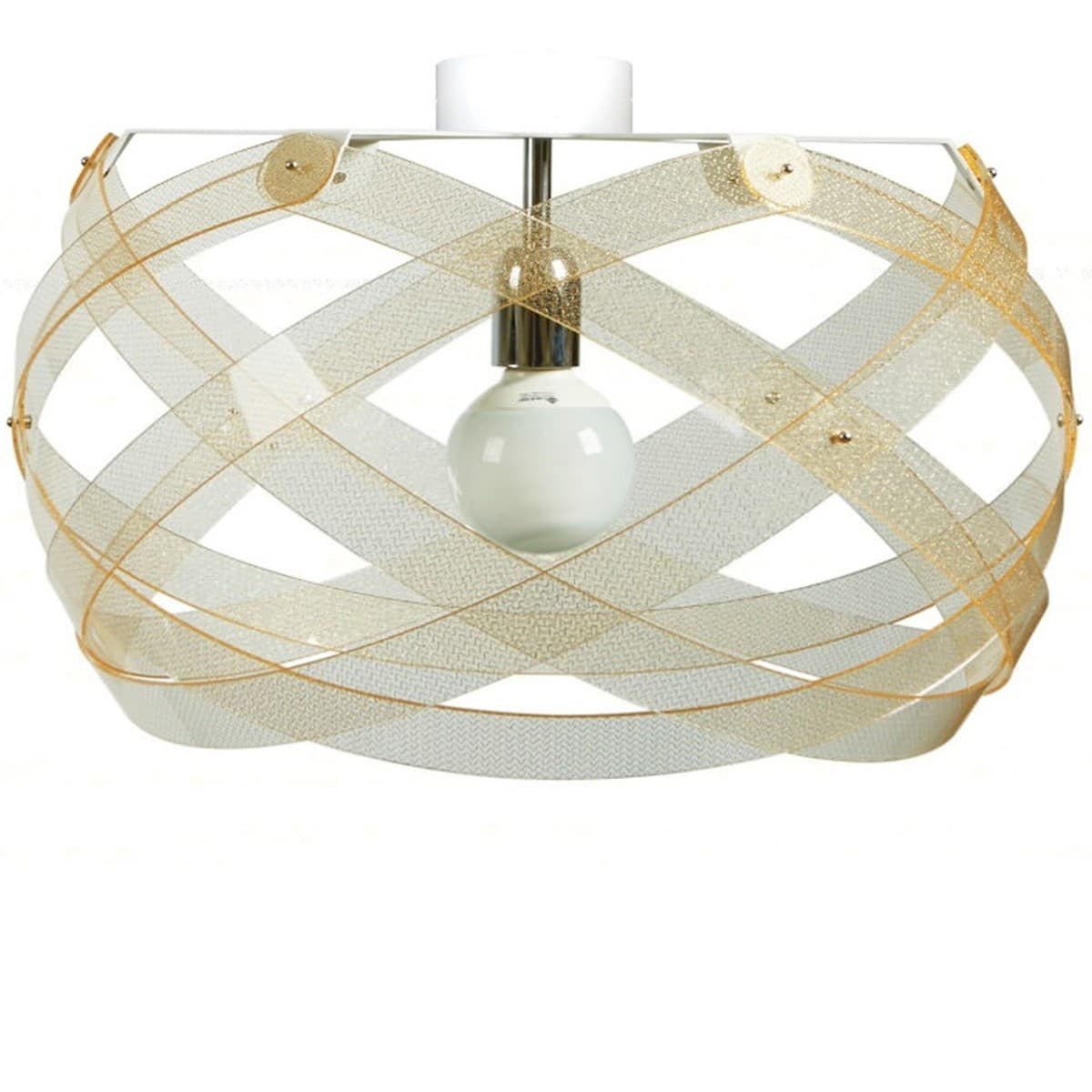 Plafoniera moderna EMPORIUM NUCLEA E27 LED 53CM metacrilato lampada soffitto - 24