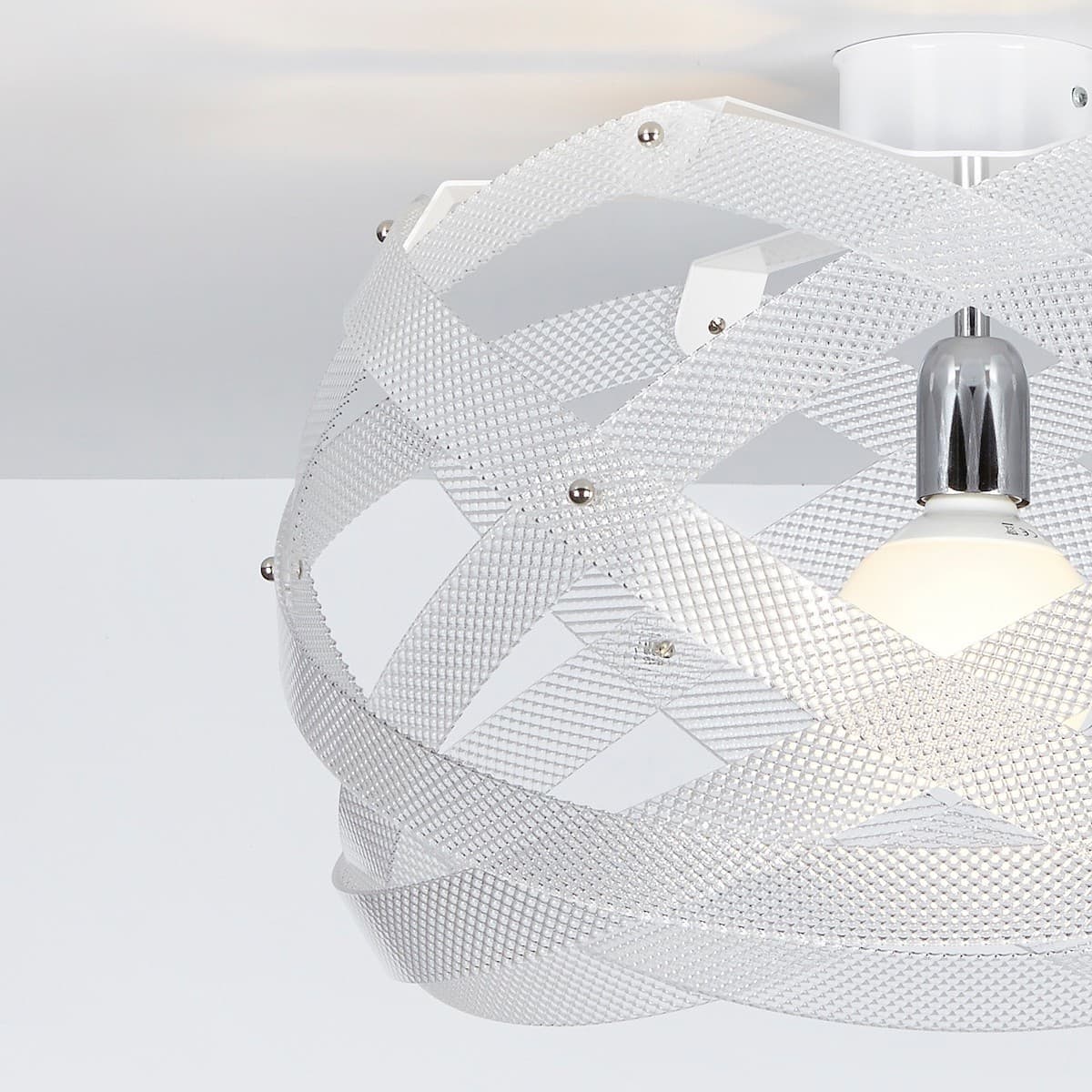Plafoniera moderna EMPORIUM NUCLEA E27 LED 53CM metacrilato lampada soffitto - 19
