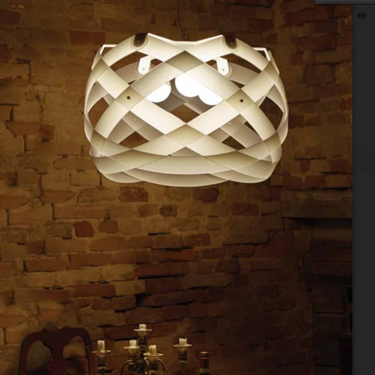 Lampadario moderno EMPORIUM NUCLEA E27 LED 67CM metacrilato sospensione - 9