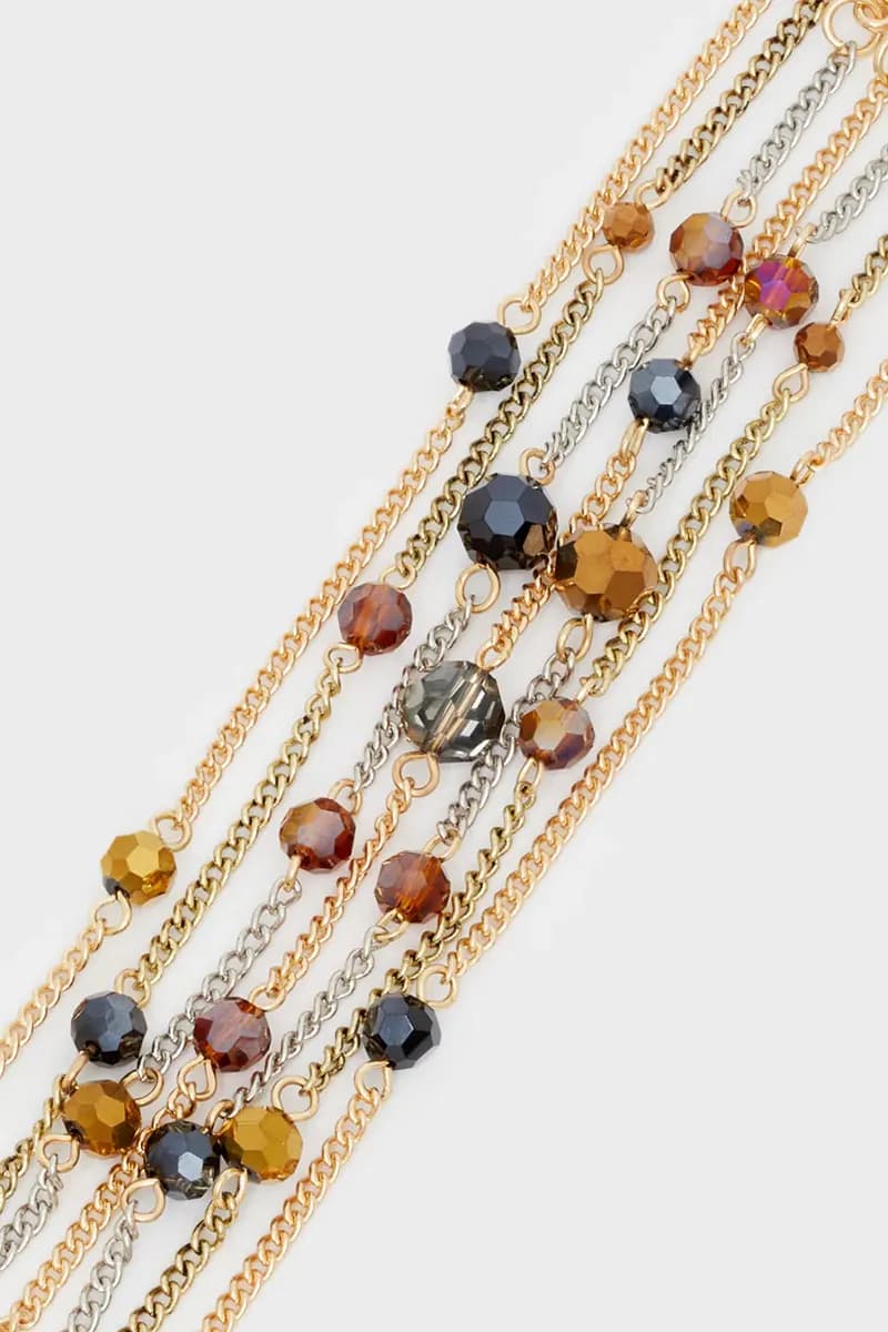 NALÌ | Bracciale multifilo con perline - 3