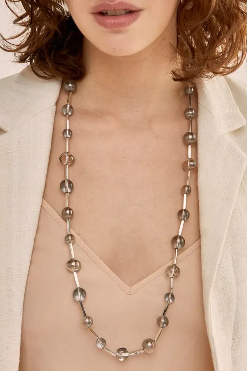 NALÌ | Collana lunga luxe con sfere - 4