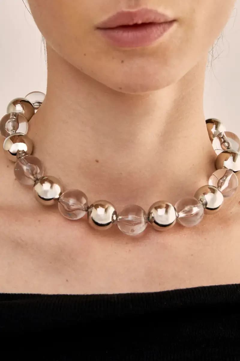 NALÌ | Collana girocollo luxe big con sfere - 4