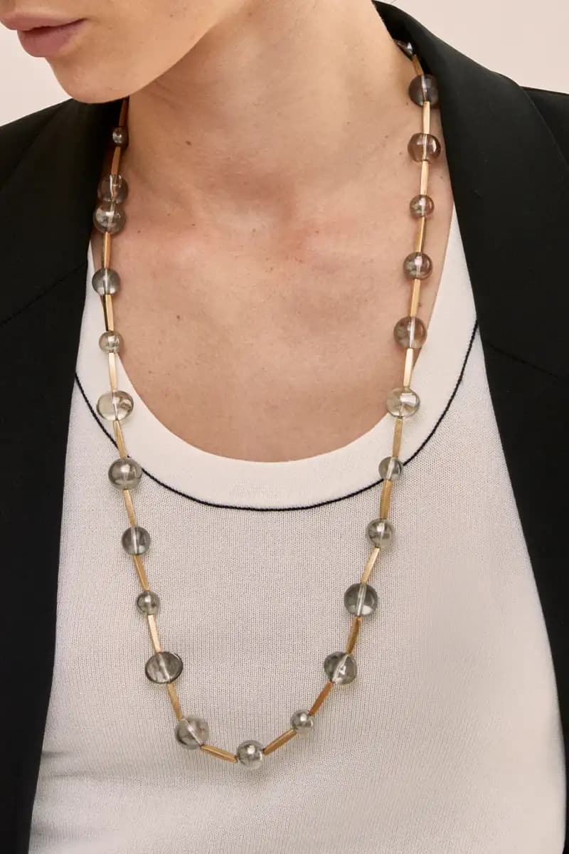 NALÌ | Collana lunga luxe con sfere - 4