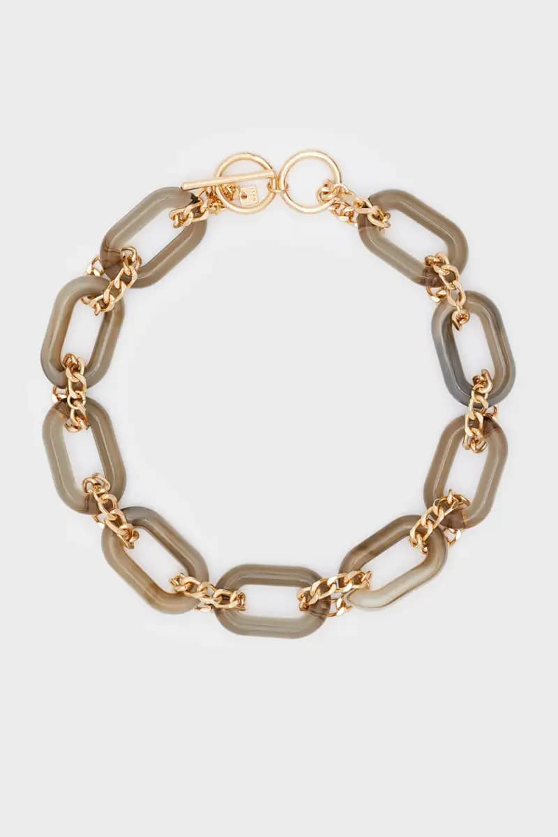 NALÌ | Collana Ivy maglia ovale resina - 2