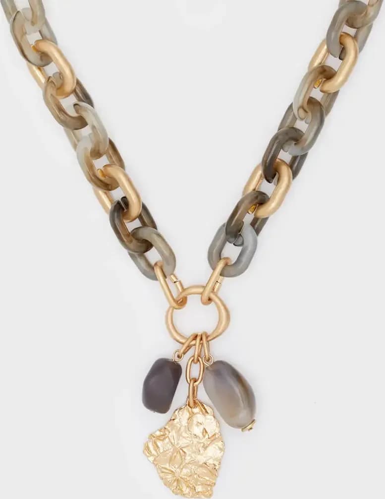NALÌ | Collana Ivy long pendente resina - 3