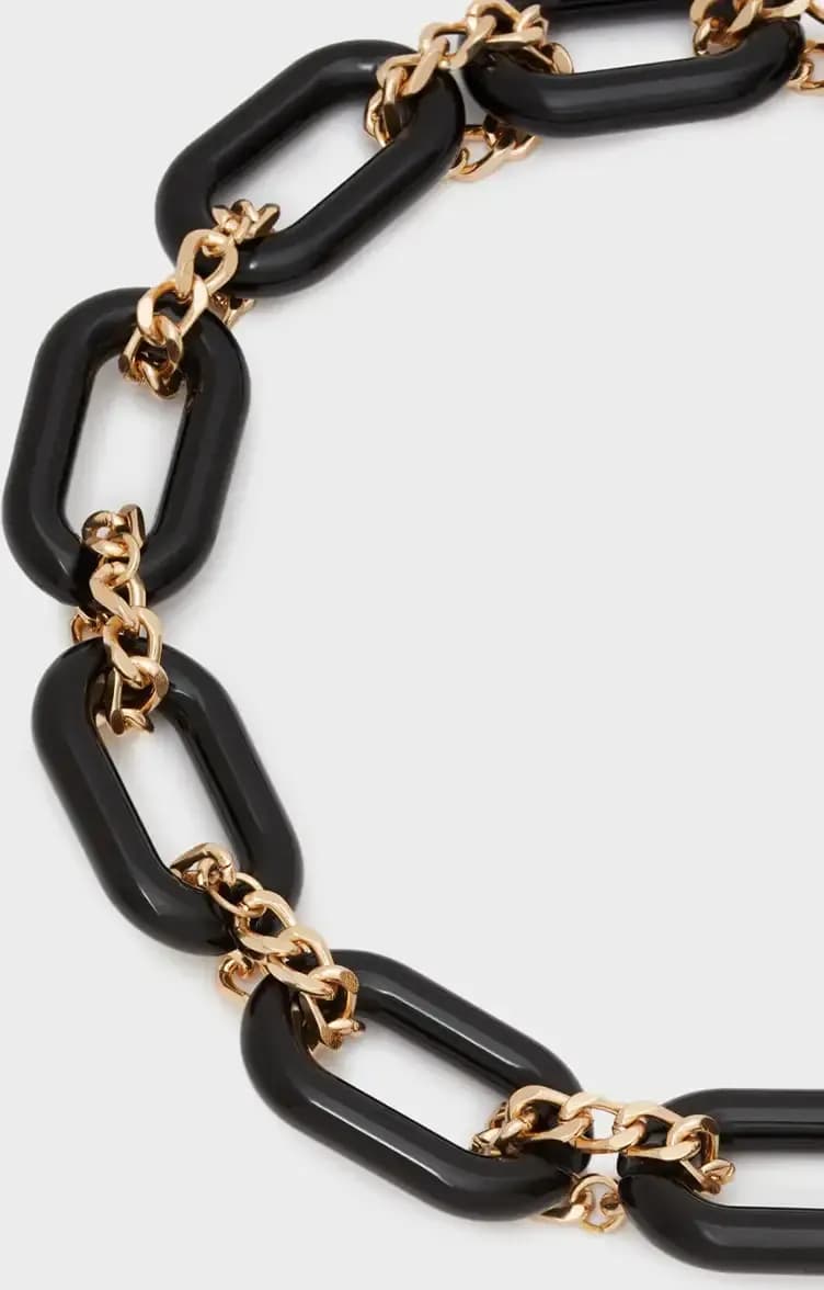 NALÌ | Collana Ivy maglia ovale resina - 3