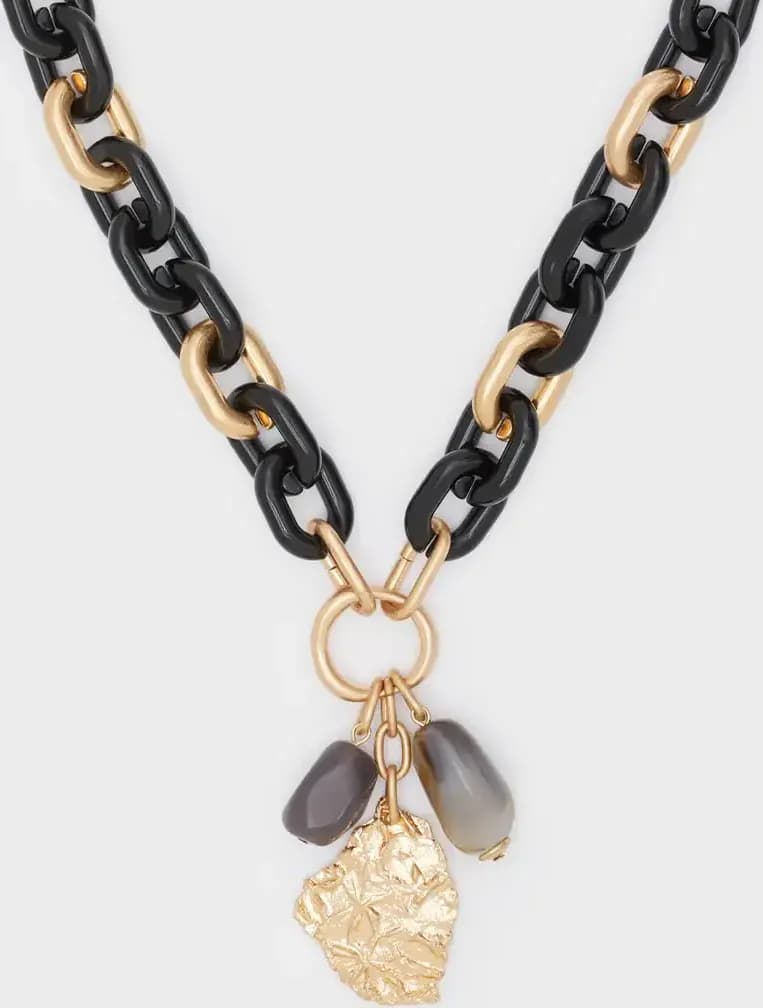 NALÌ | Collana Ivy long pendente resina