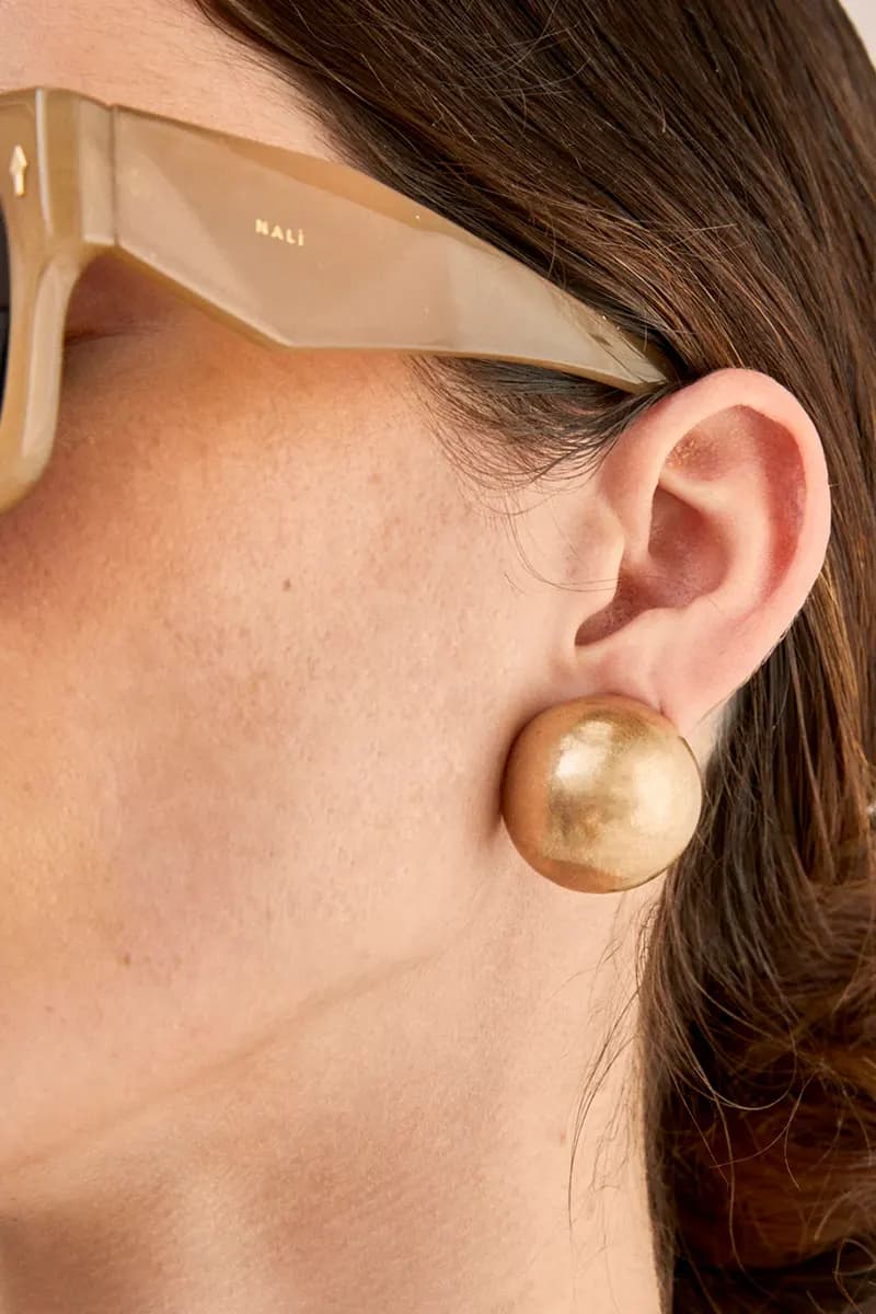 NALÌ | Orecchini con clip balls oro anticato - 4