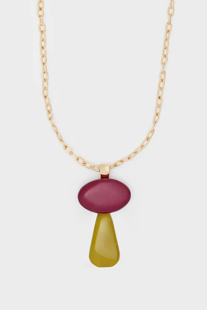 NALÌ | Collana lunga Nora con pendente in resina - 3