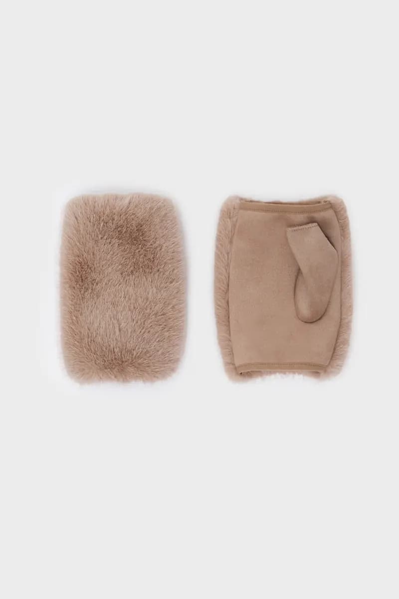 NALÌ | Guanti teddy senza dita - 3