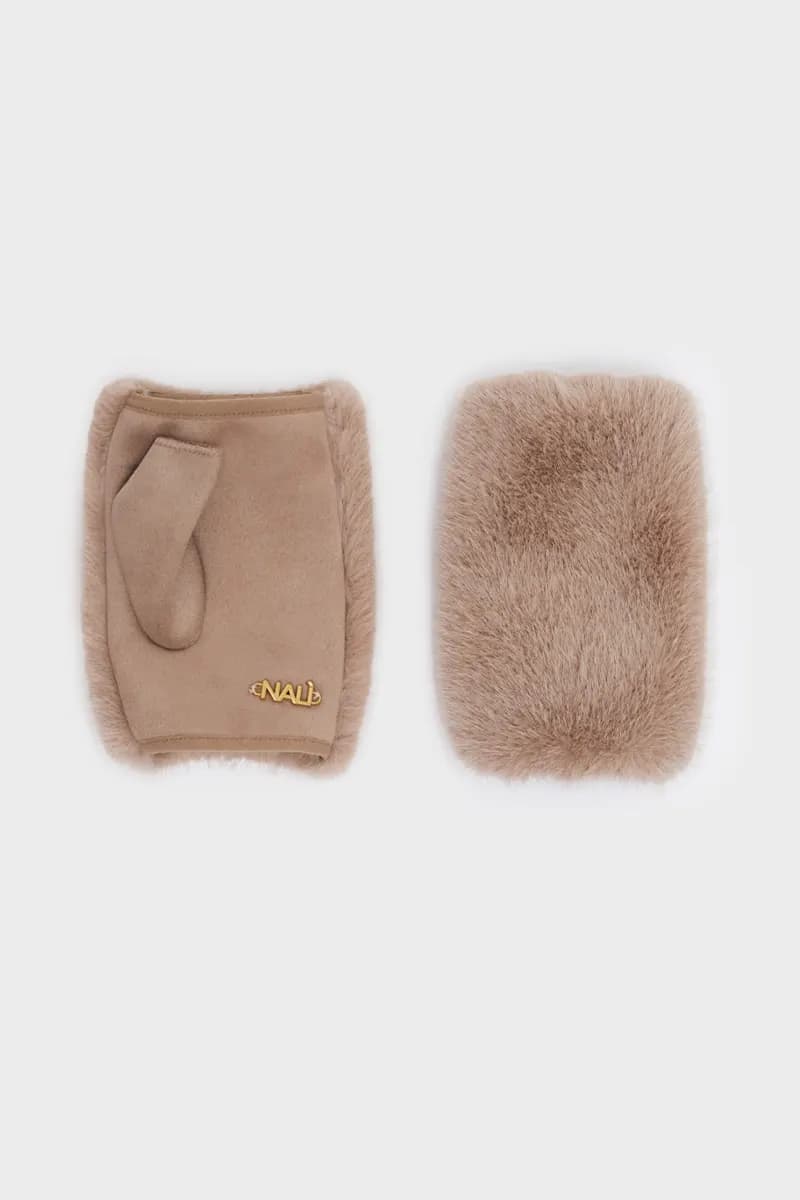 NALÌ | Guanti teddy senza dita - 2