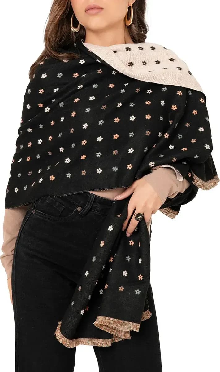 MYA ACCESSORIES | Sciarpa misto lana double face - 4
