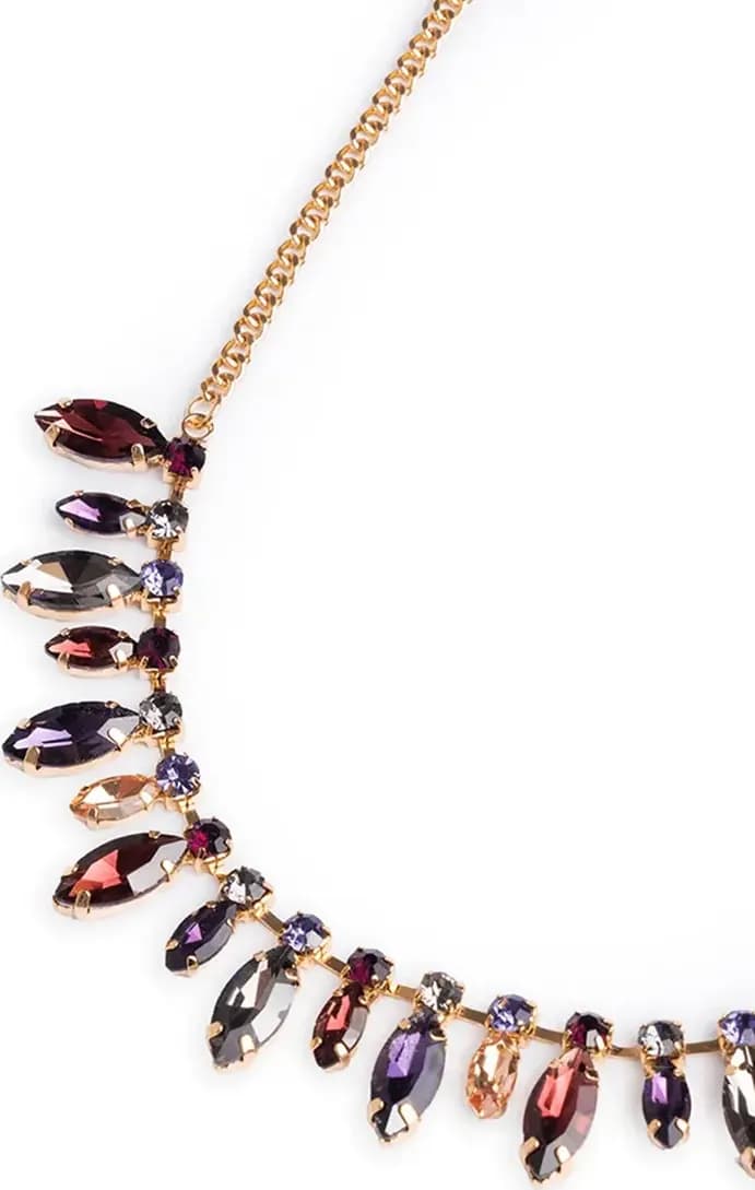 MYA ACCESSORIES | Collana girocollo a catena con pietre - 2