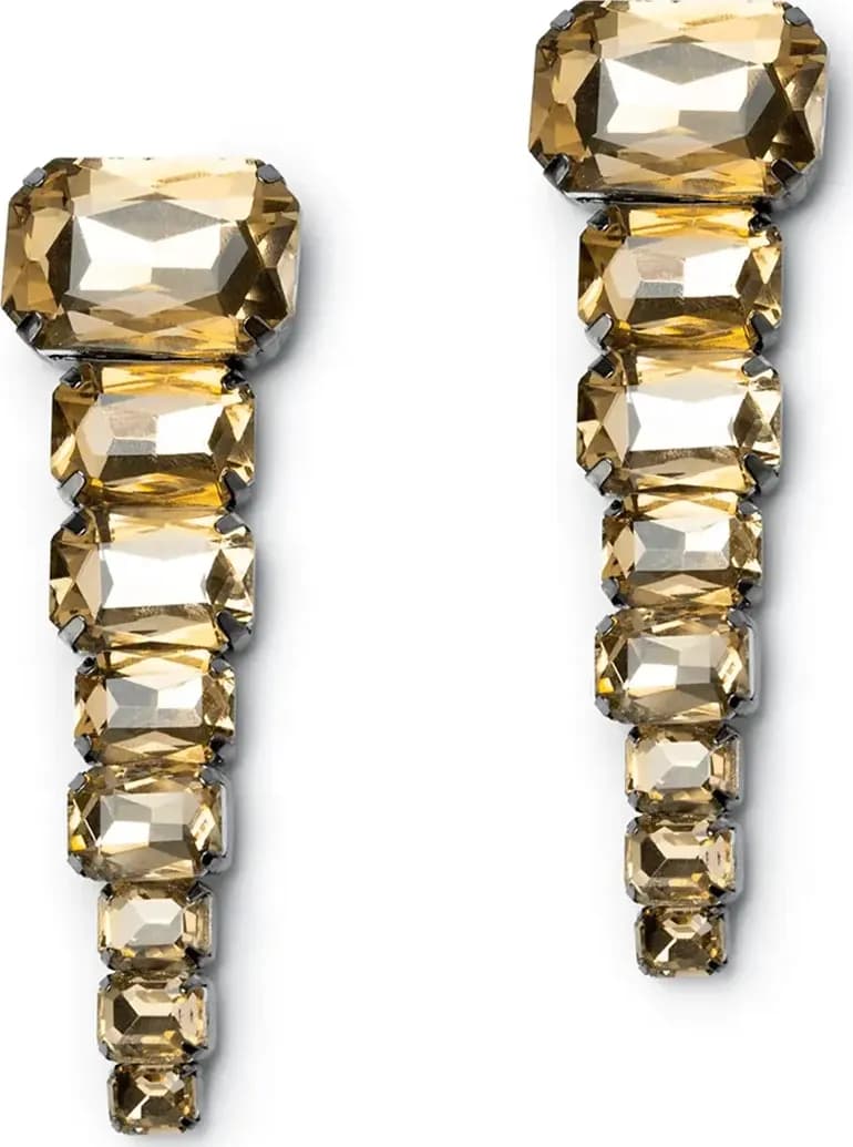 MYA ACCESSORIES | Orecchini pendenti gun con pietre - 3