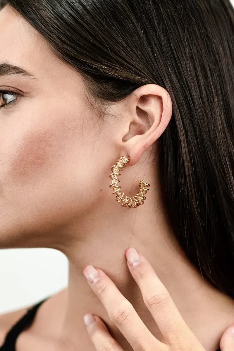 MYA ACCESSORIES | Orecchini a cerchio con forma astratta - 3