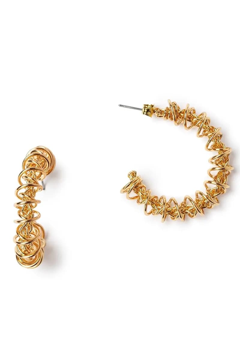 MYA ACCESSORIES | Orecchini a cerchio con forma astratta - 2