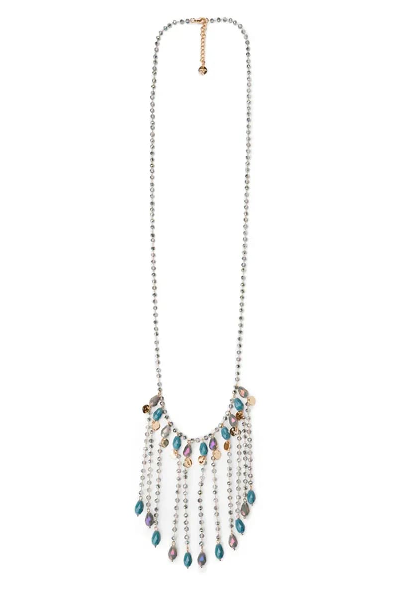 MYA ACCESSORIES | Collana con microcristalli azzurri - 3