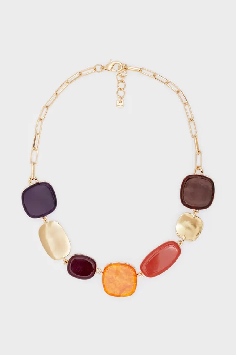 NALÌ | Collana girocollo resina arancio - 3