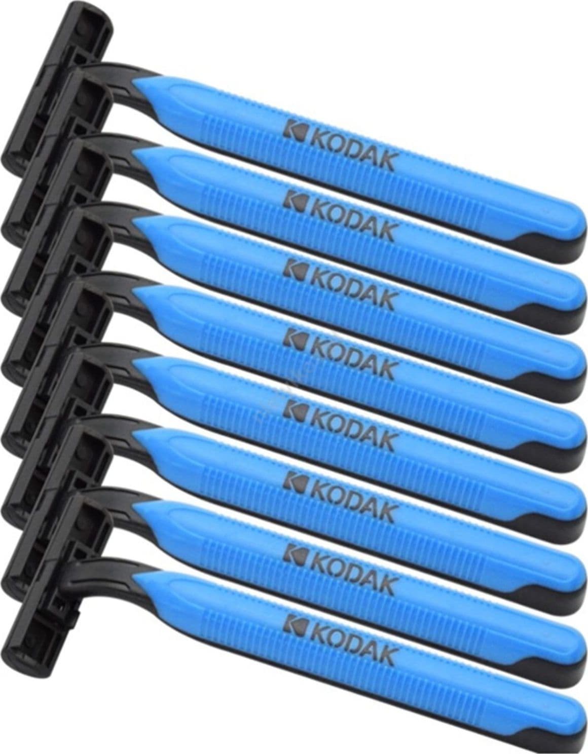 8 Pz. Rasoi Usa e Getta 2 Lame con impugnatura ergonomica - KODAK MAX DISPOSABLE RAZOR 2 AZZURRI - 2