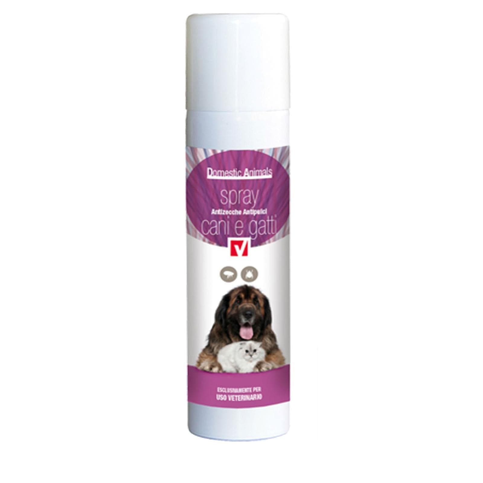 Spray per animali domestici pulci zecche per cani e gatti antiparasitario insetticida - 2