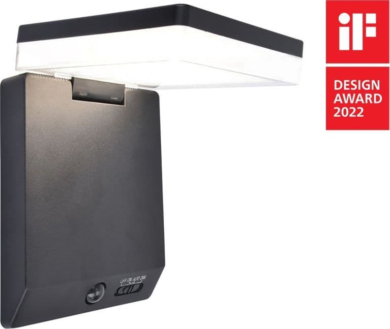 Applique Solare con LED integrato - 1000lm - 4000K - IP44 - MOZE