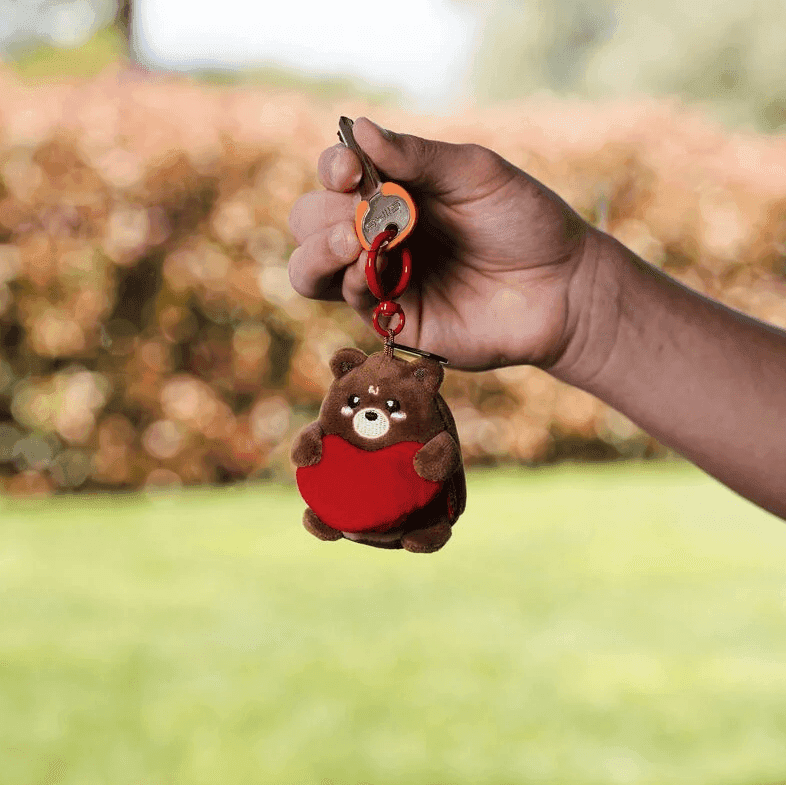 Legami - San Valentino Portachiavi di Peluche - Super Soft! - Tiny - Teddy Bear  (SPK0006) - 2