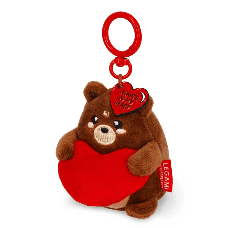 Legami - San Valentino Portachiavi di Peluche - Super Soft! - Tiny - Teddy Bear  (SPK0006) - 3