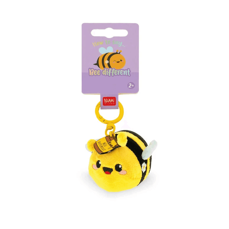 Legami - Portachiavi di Peluche - Super Soft! - Tiny - Bee  (SPK0009) - 4