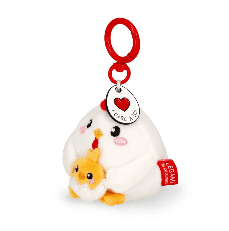 Legami - Portachiavi di Peluche - Super Soft! - Tiny - Hen  (SPK0011) - 3