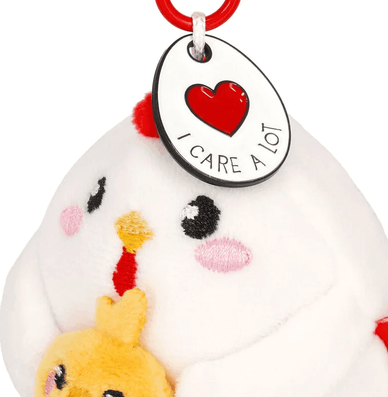 Legami - Portachiavi di Peluche - Super Soft! - Tiny - Hen  (SPK0011) - 4