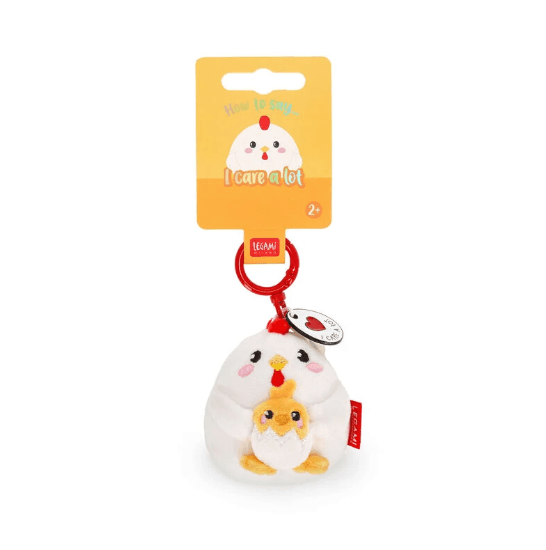 Legami - Portachiavi di Peluche - Super Soft! - Tiny - Hen  (SPK0011) - 5