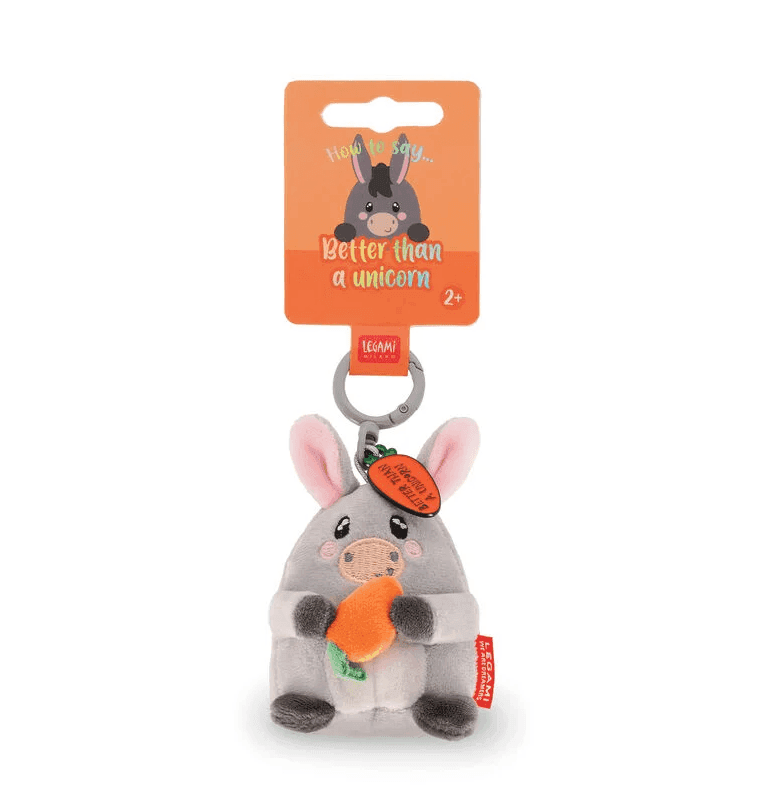 Legami - Portachiavi di Peluche - Super Soft! - Tiny - Donkey (SPK0012) - 5