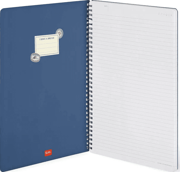 Legami - Quaderno Spiralato a Righe Maxi a tema Travel Stickers (A4NOTS0059) - 2