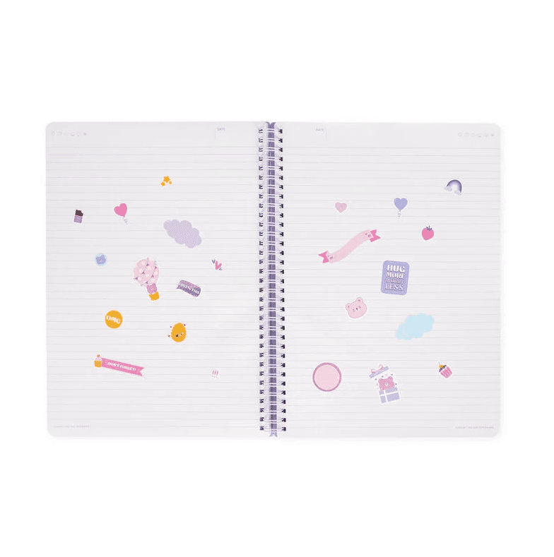 Legami - Quaderno Spiralato a Righe Maxi a tema Teddy Bear (A4NOTS0061) - 5