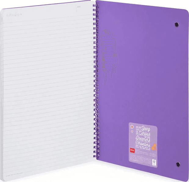Legami - quaderno Spiralato a Righe Maxi a tema Flowers (A4NOTS0060) - 3