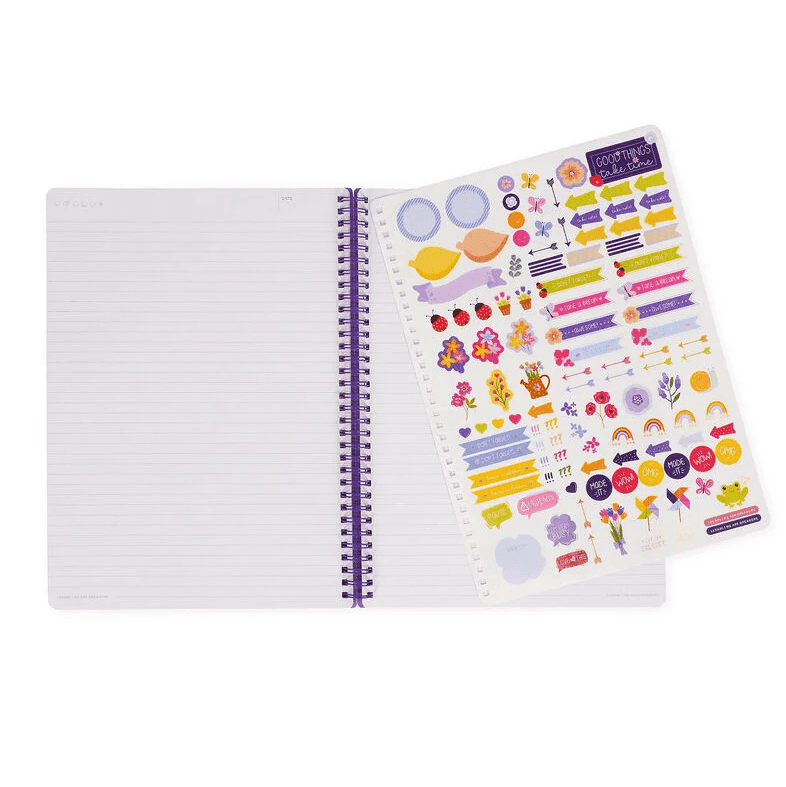 Legami - quaderno Spiralato a Righe Maxi a tema Flowers (A4NOTS0060) - 5