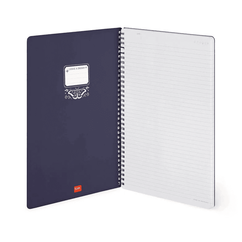 Legami - Quaderno Spiralato a Righe Maxi a tema Moth (A4NOTS0064) - 2