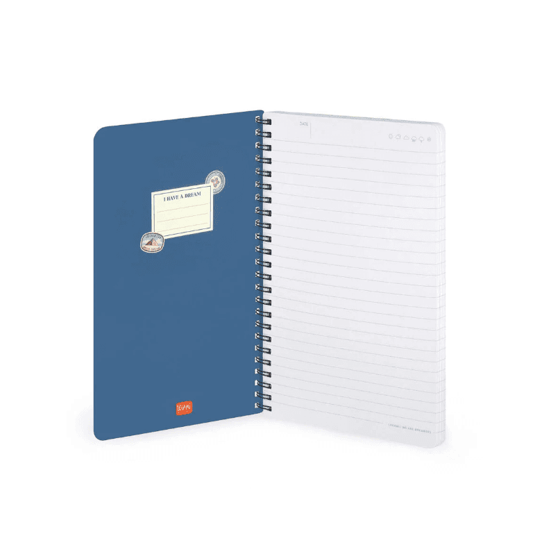 Legami - Quaderno a Righe con Spirale - Foglio A5  a tema Travel Stickers (A5NOTS0048) - 2