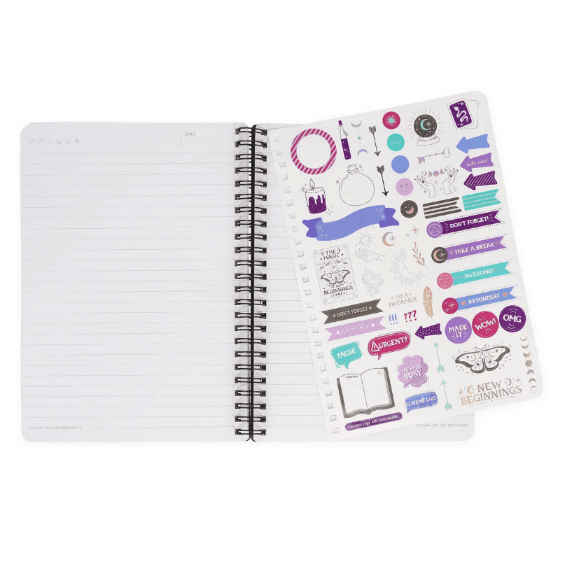 Legami - Quaderno a Righe con Spirale - Foglio A5  a tema Moth (A5NOTS0053) - 4