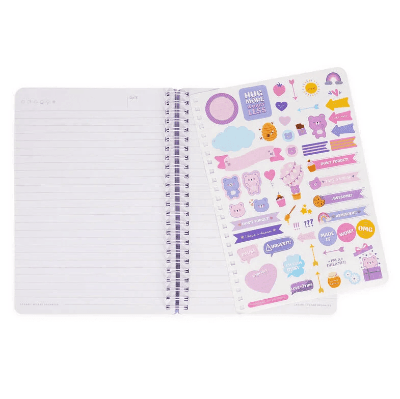 Legami - Quaderno a Righe con Spirale - Foglio A5 a tema Teddy Bear (A5NOTS0050) - 4