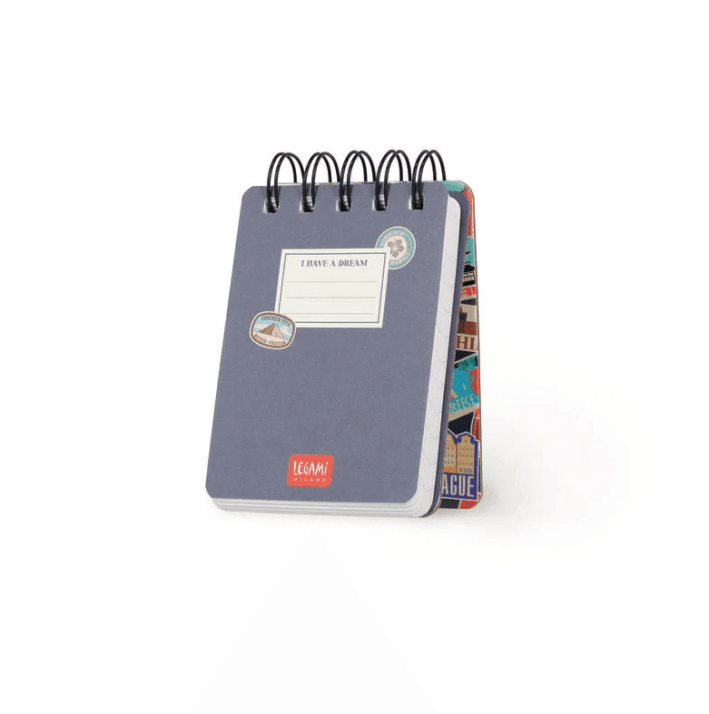 Legami - Mini Notebook a Spirale a tema Travel Stickers (MNOTS0026) - 2