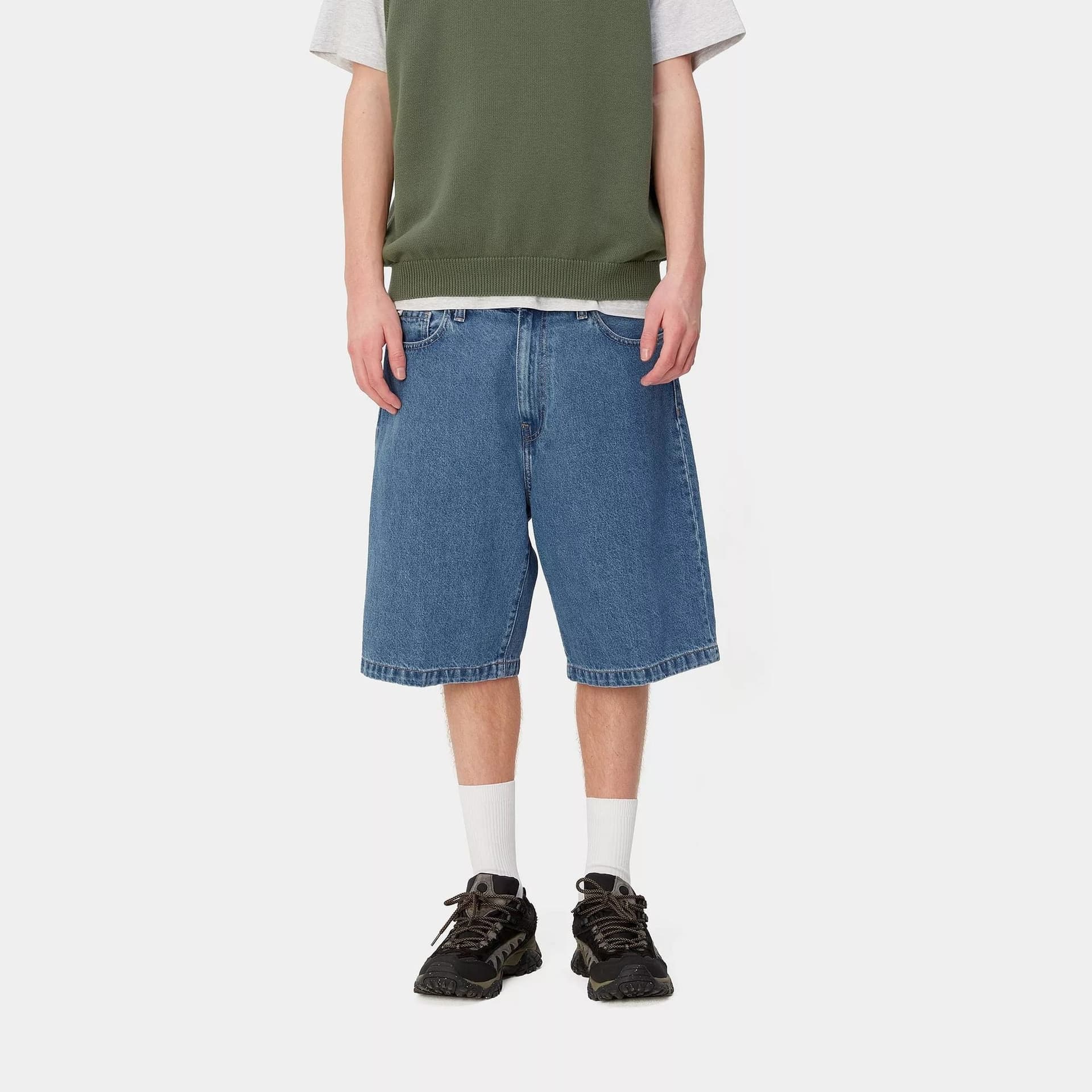 Shorts Carhartt Landon blue heavy stone wash - 3