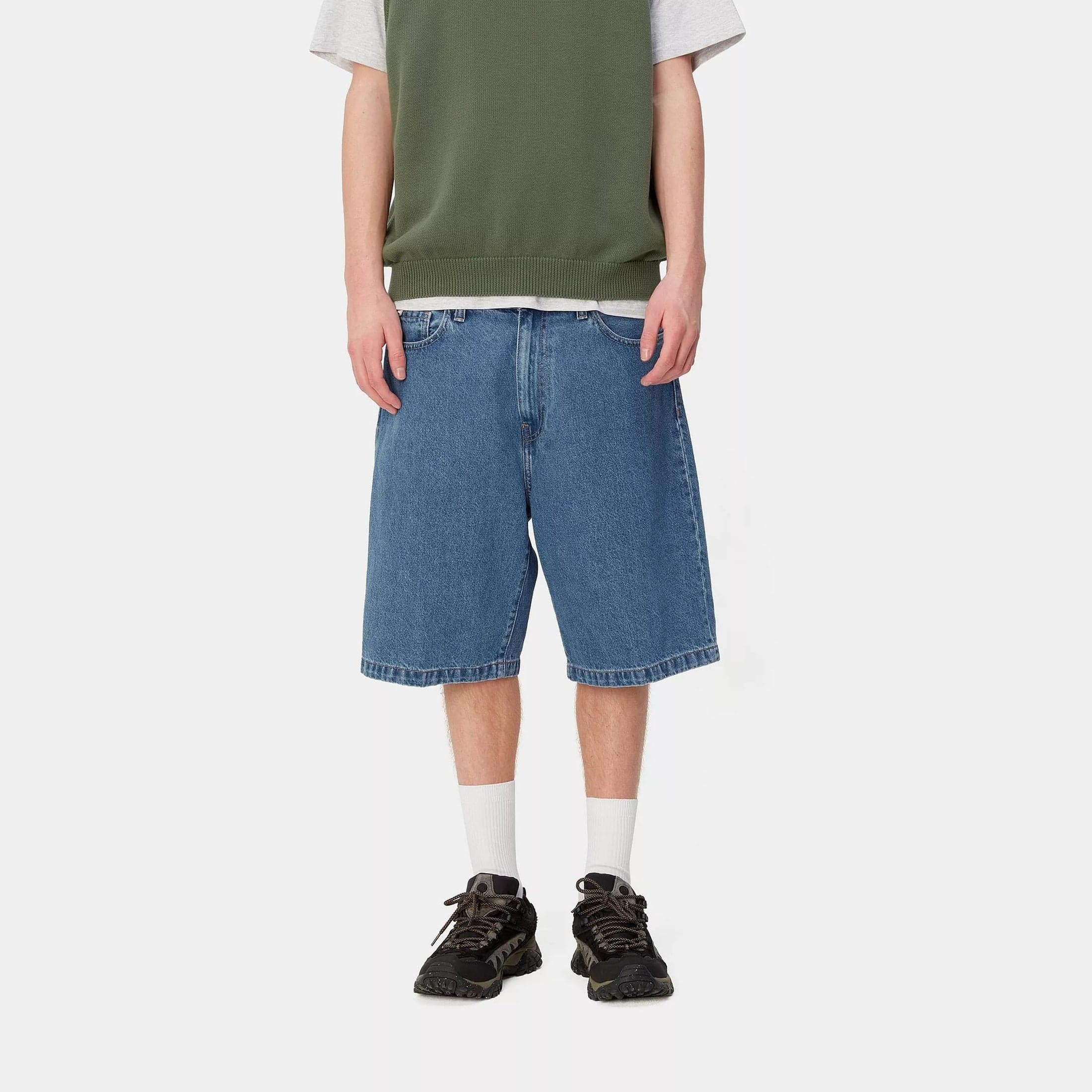 Shorts Carhartt Landon blue heavy stone wash - 3