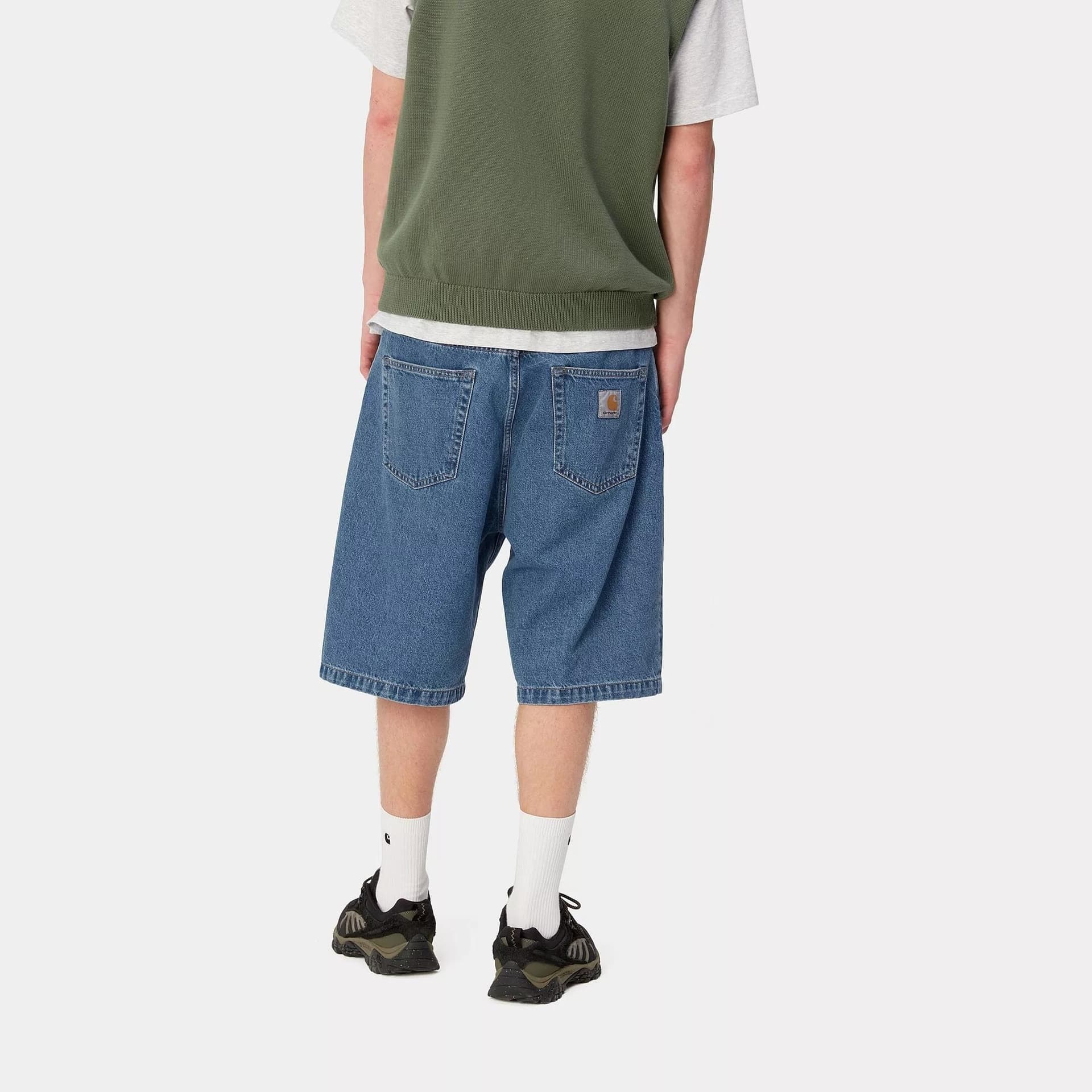 Shorts Carhartt Landon blue heavy stone wash - 4