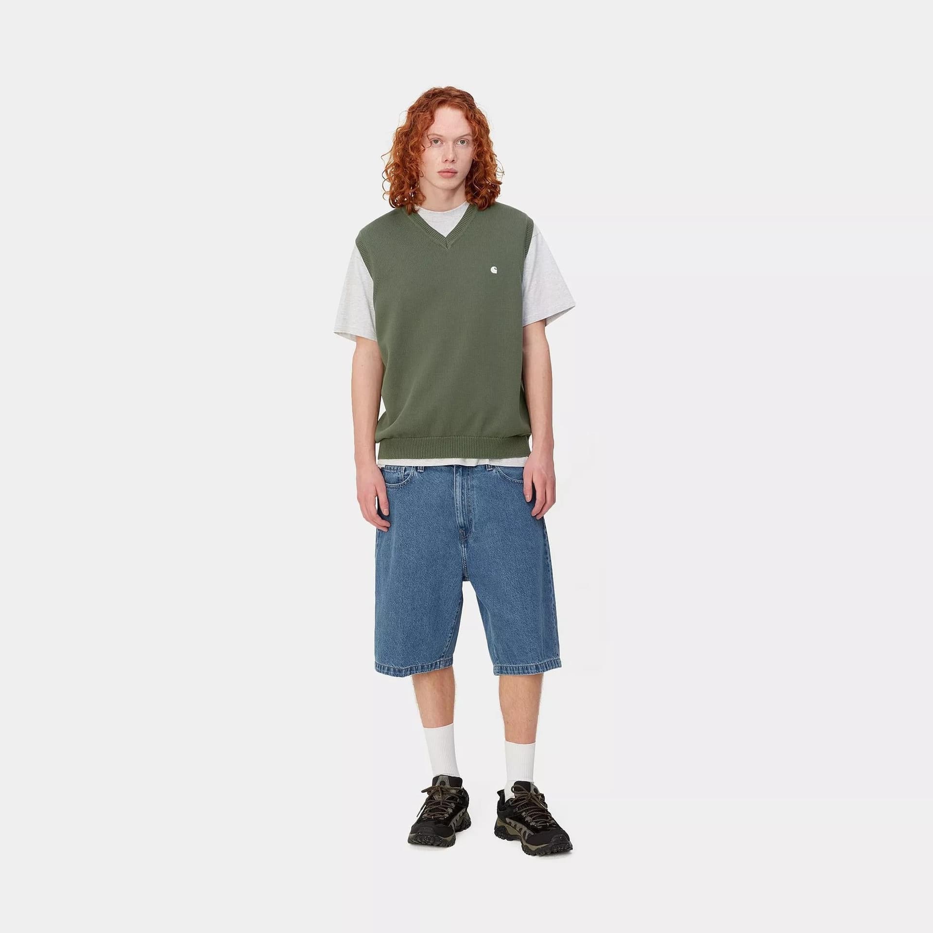 Shorts Carhartt Landon blue heavy stone wash - 5