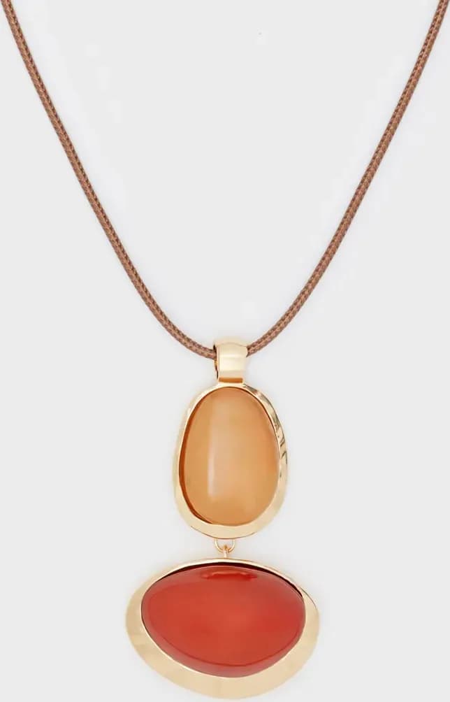 NALÌ | Collana lunga Nova con pendente in resina - 3